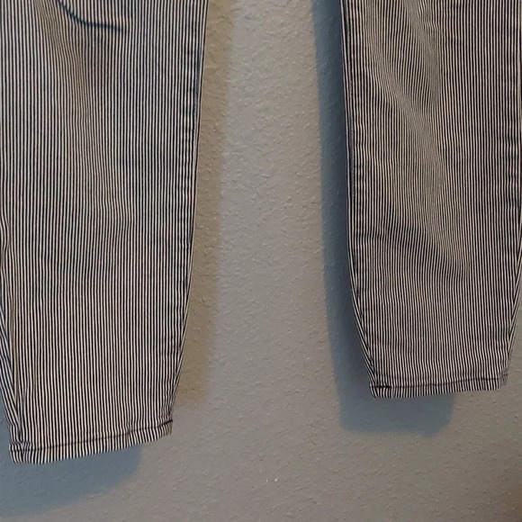 J.Crew Toothpick Railroad stripe Classic skinny jeans size 27 Preppy Casual - Picture 5 of 8